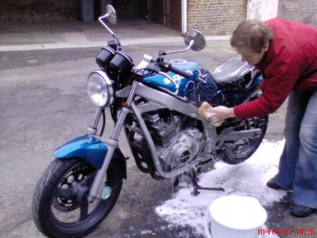 en train de lav�e ma femme