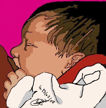 mon  b�b� qui grandi trop vite