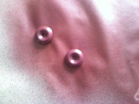 les embouts de poignee la galere mon frere hein !!! lol beau resultat tes trop fort