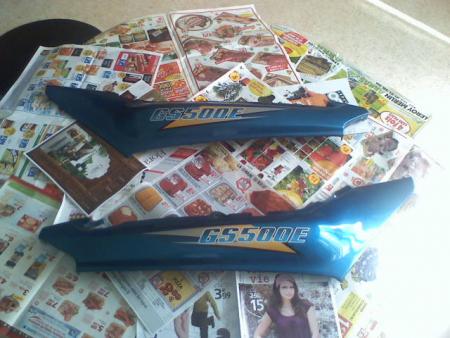 en preparation pour la peinture