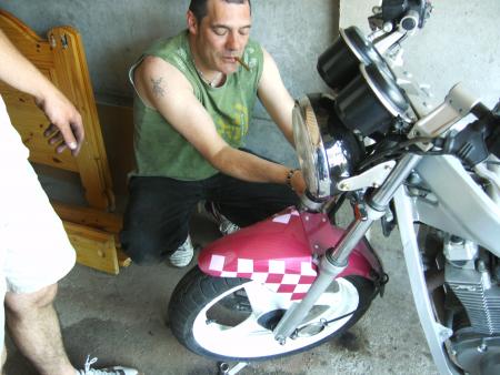 remontage du garde boue