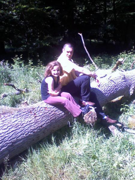 didier et lea en foret de crecy