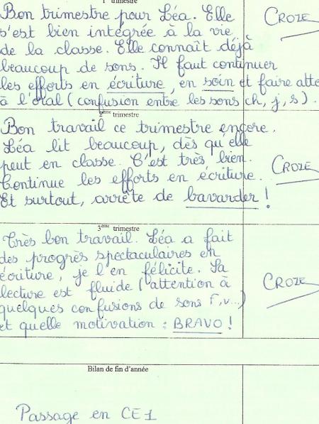 l�a maman est tr�s fiere de toi continue comme ca !!bravo!!