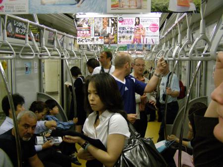 notre premiere sorti en metro inpressionant pour moi qui le prend jamais