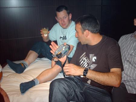 soiree dans une chambre