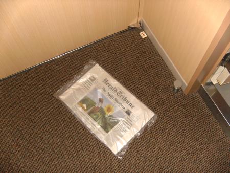 le matin au reveil journal dommage pas version francaise mdr!!