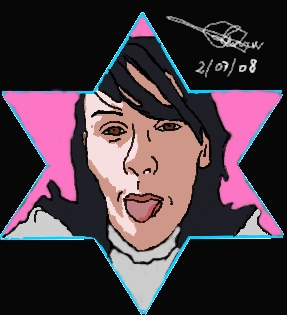 voila christelle c po beau de montre sa langue