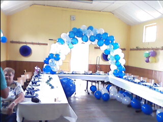 vla une deco que j' ai realiser avec mon zhomme pour les 50 ans de belle maman