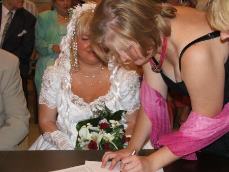 j etais temoin  du mariage de mon papa et de ma tiote nadine