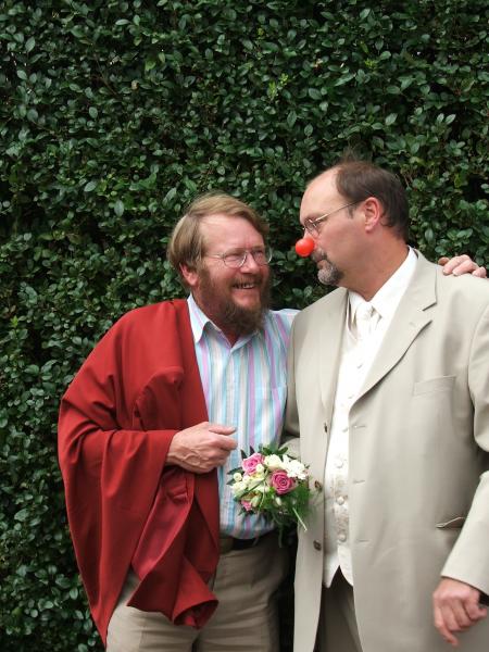 papy tu fait encore le clown lol