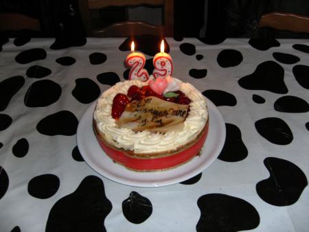 le gateau que didier ma offert a mon anniv